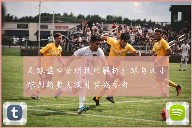 足球盘口分析技巧解析让球与大小球判断要点提升实战参考