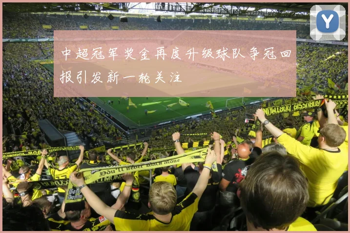 中超冠军奖金再度升级球队争冠回报引发新一轮关注